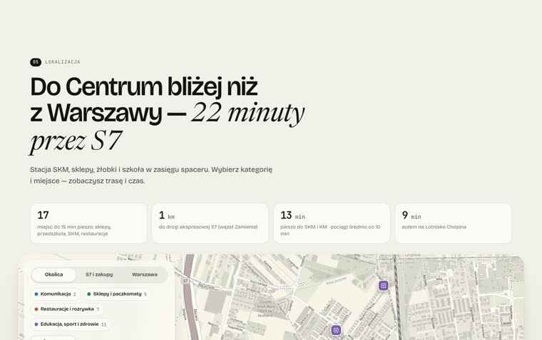 Światło — Lokalizacja